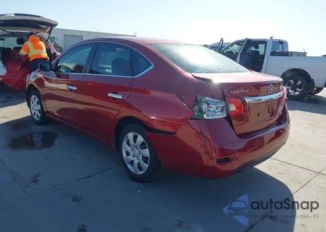 2014 Nissan Sentra S из США, поврежденный, VIN 3N1AB7AP5EY238901